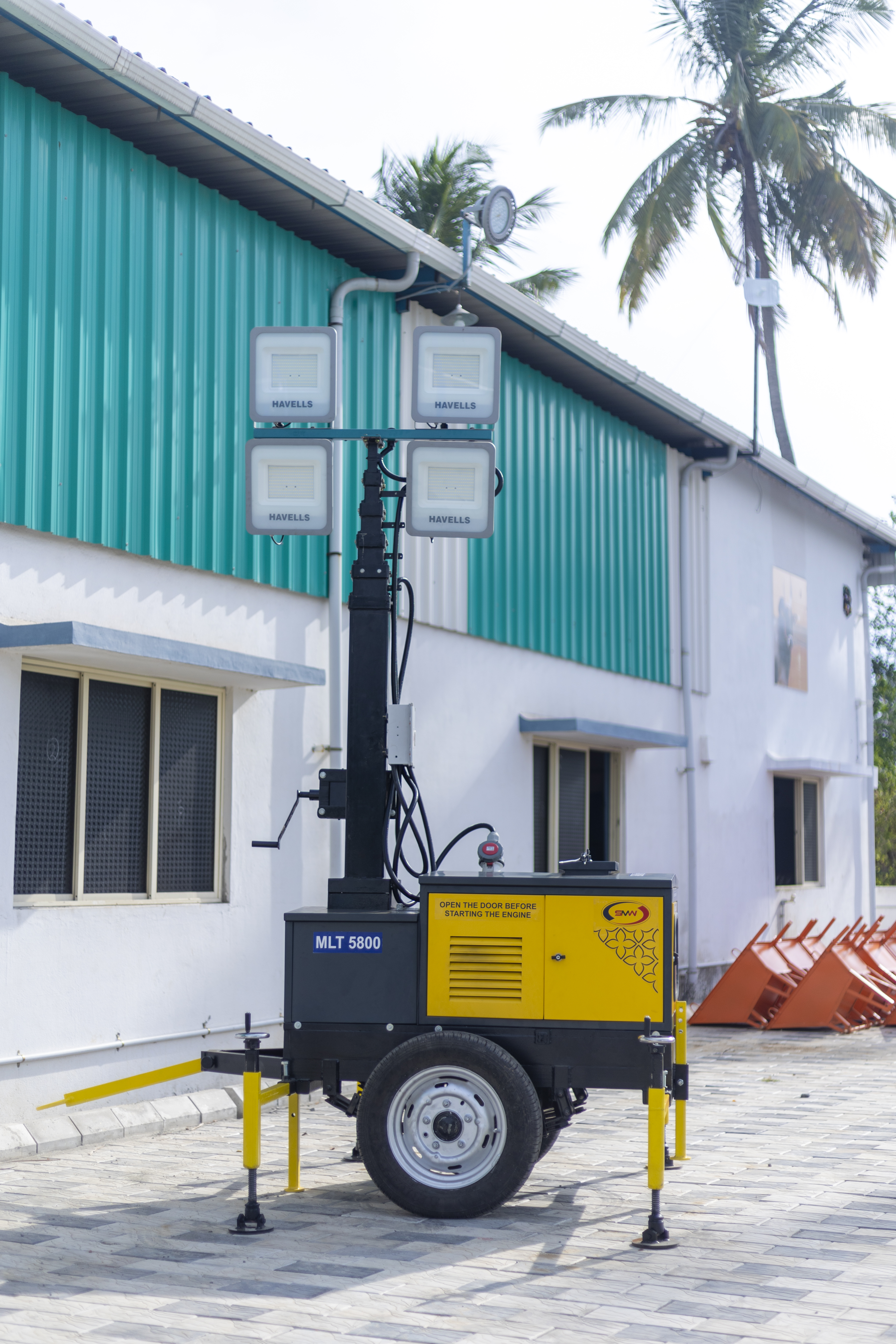 mobile lighting tower